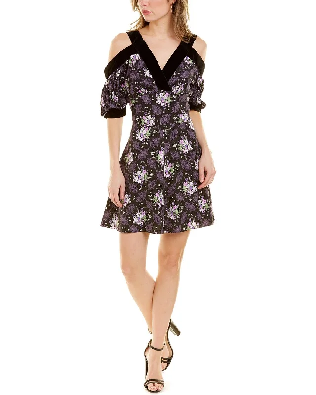 Ted Baker Leilia Cold-Shoulder Mini Dress