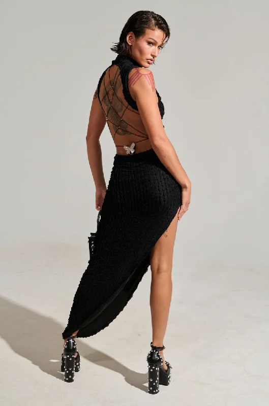 LET LOOSE MESH MAXI DRESS