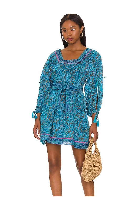 Cleobella Skyla Mini Dress In Zuri Block Print