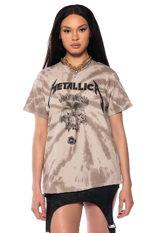 METALLICA TONAL GRAPHIC TEE Seamless Knitted Crochet