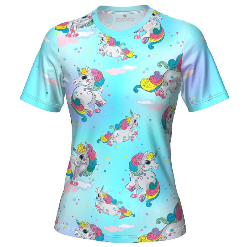 Women's Rainbow Pony Short Sleeve Running Shirt