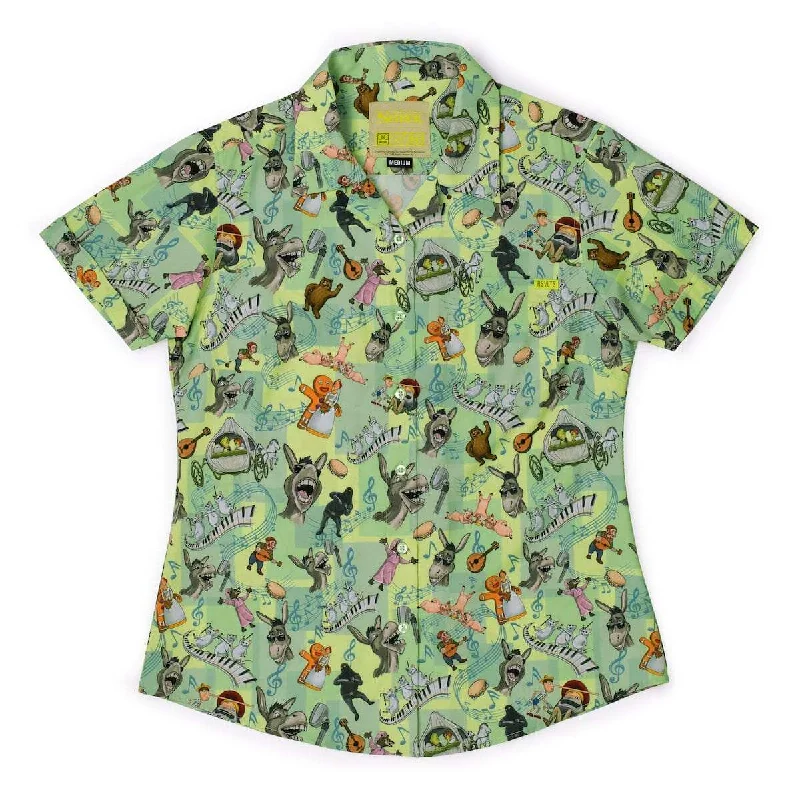 Shrek "Duloc and Roll" – Women's KUNUFLEX Short Sleeve Shirt