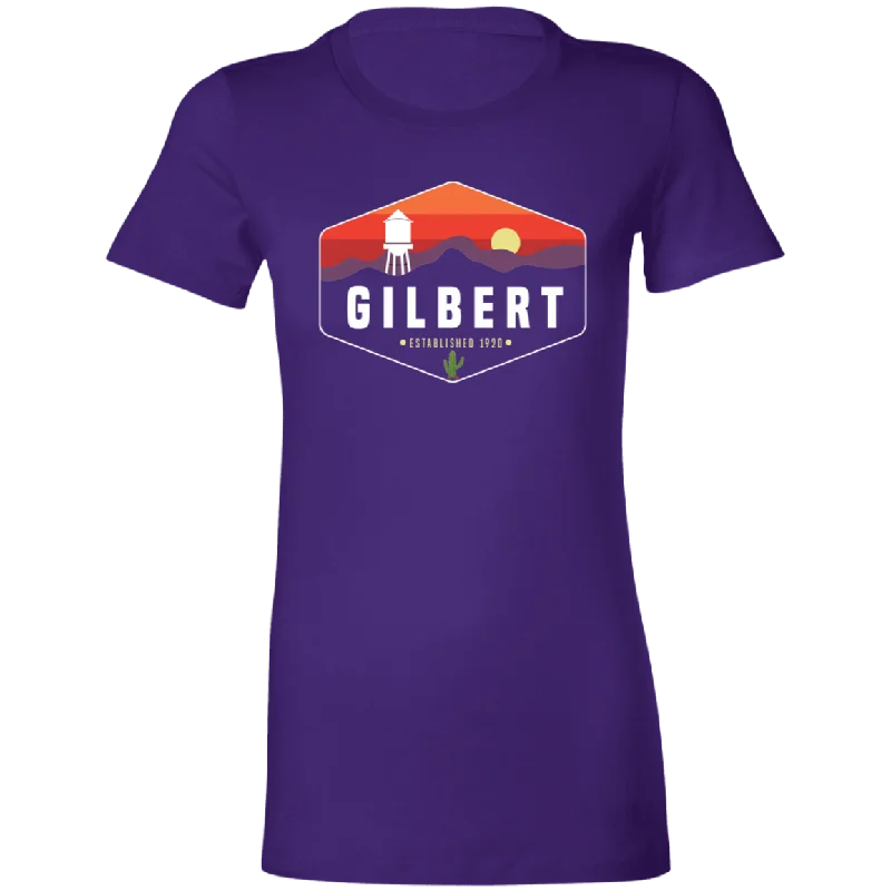 Women's Cut Shirt | Gilbert Sunset | Team Purple