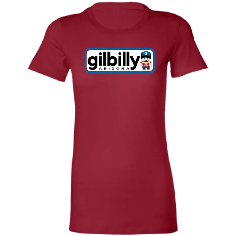 Women's Cut Shirt | Gilbilly Logo | Cardinal