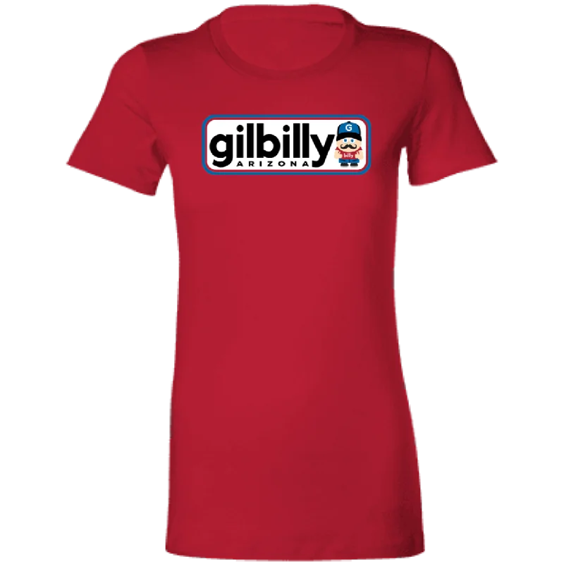 Women's Cut Shirt | Gilbilly Logo | Red