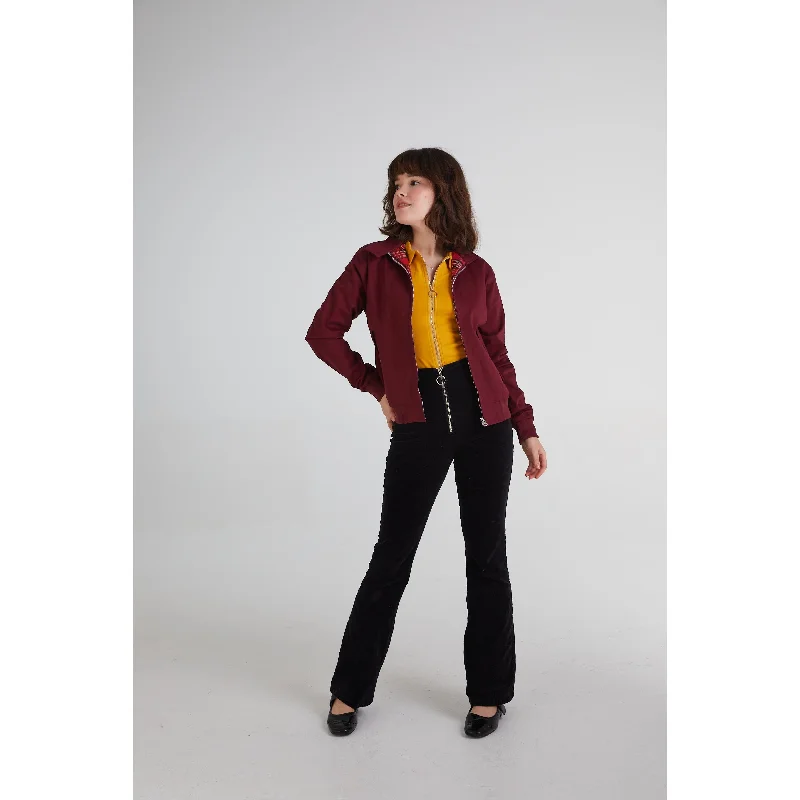 Modfather Clothing - Women's Merlot - Harrington Jacket