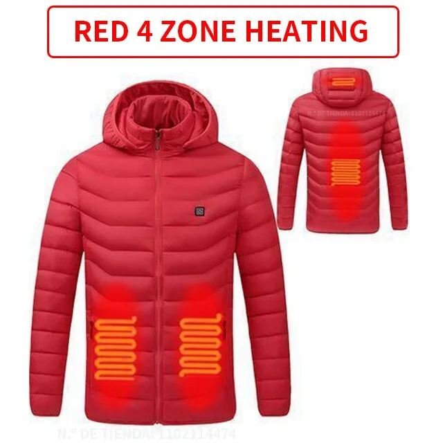 4 Areas Heated Red