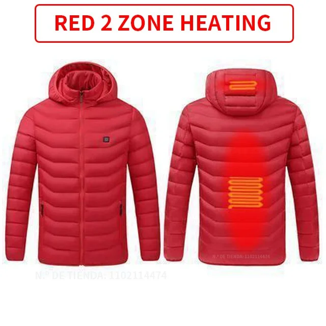 2 Areas Heated Red