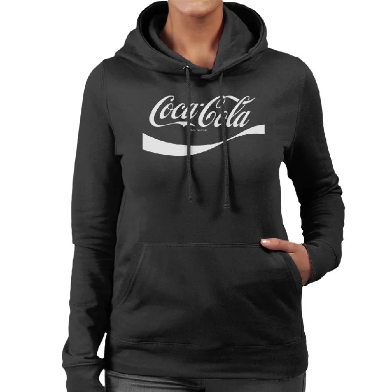 Coca Cola 1941 Swoosh Logo Women's Hooded Sweatshirt