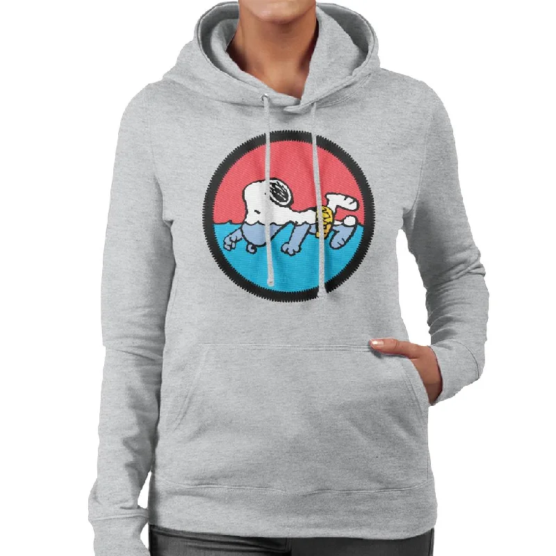 Peanuts Snoopy Swimming Women's Hooded Sweatshirt