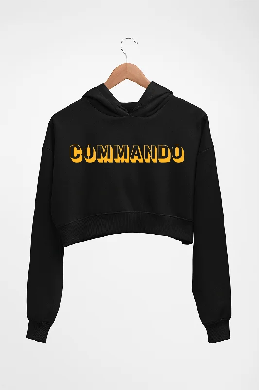 Commando Crop HOODIE FOR WOMEN