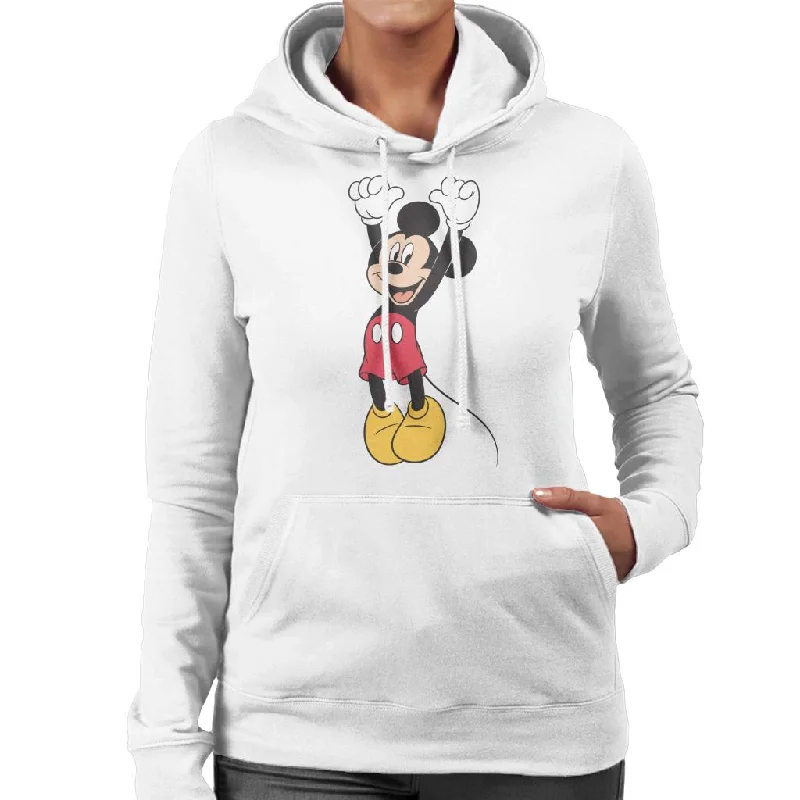 Disney Mickey Mouse Jump For Joy Women's Hooded Sweatshirt