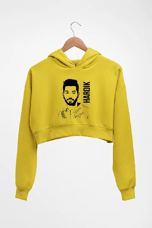 Hardik Pandya Crop HOODIE FOR WOMEN