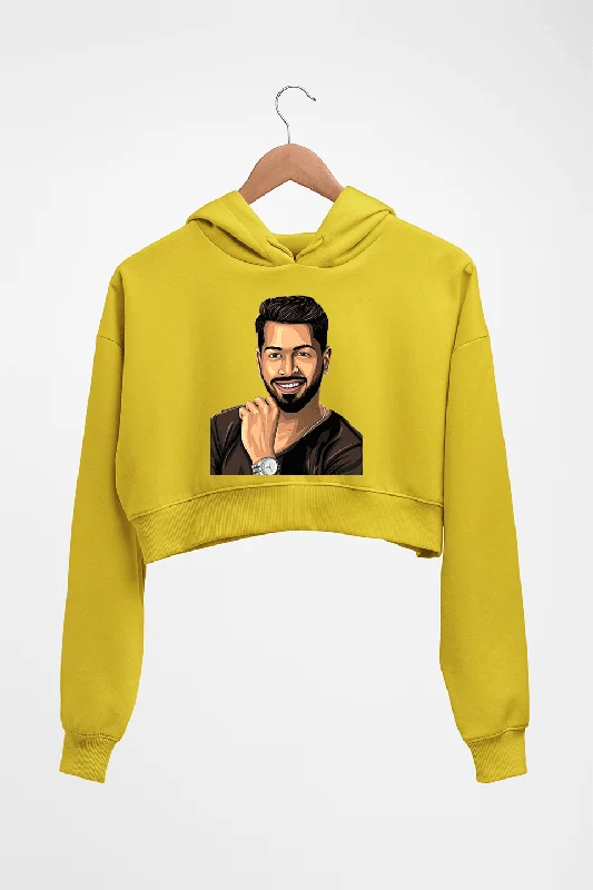 Hardik Pandya Crop HOODIE FOR WOMEN