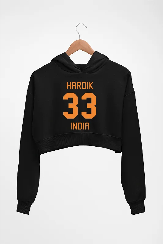 Hardik Pandya Crop HOODIE FOR WOMEN