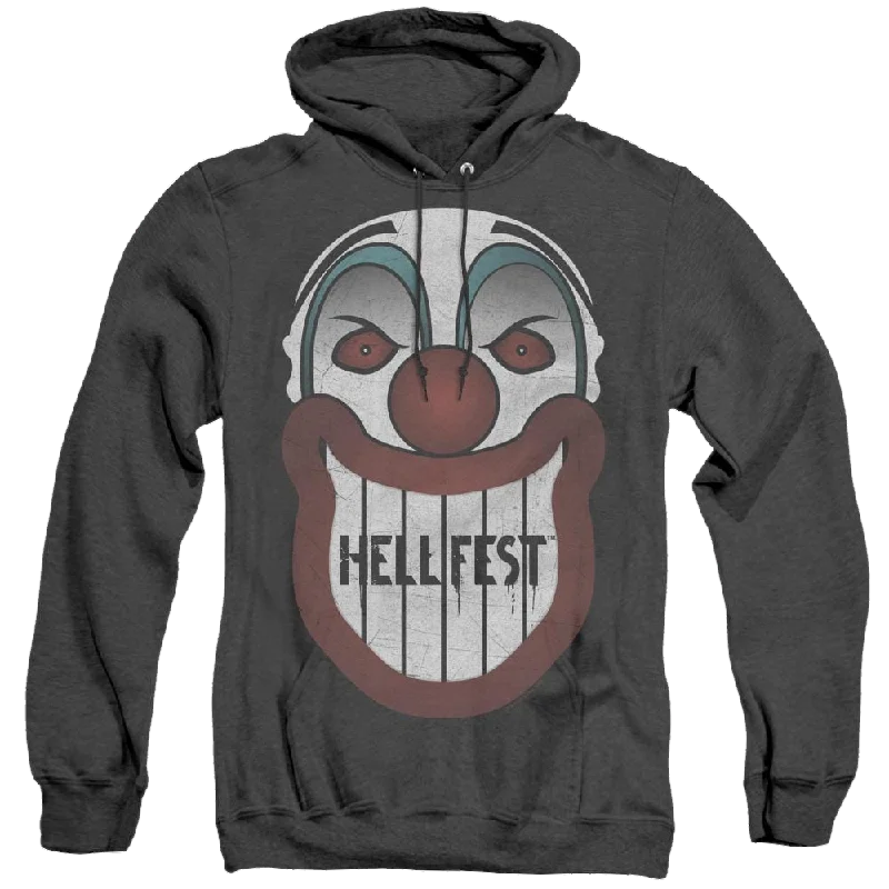 Hell Fest Facade - Heather Pullover Hoodie