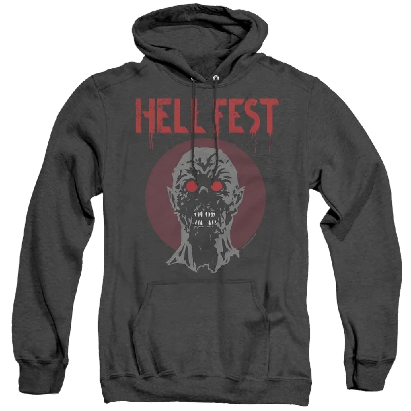 Hell Fest Logo - Heather Pullover Hoodie