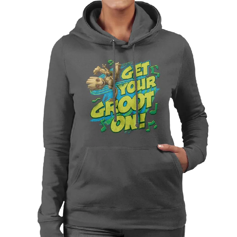 Marvel GOTG Guardians Get Your Groot On Women's Hooded Sweatshirt