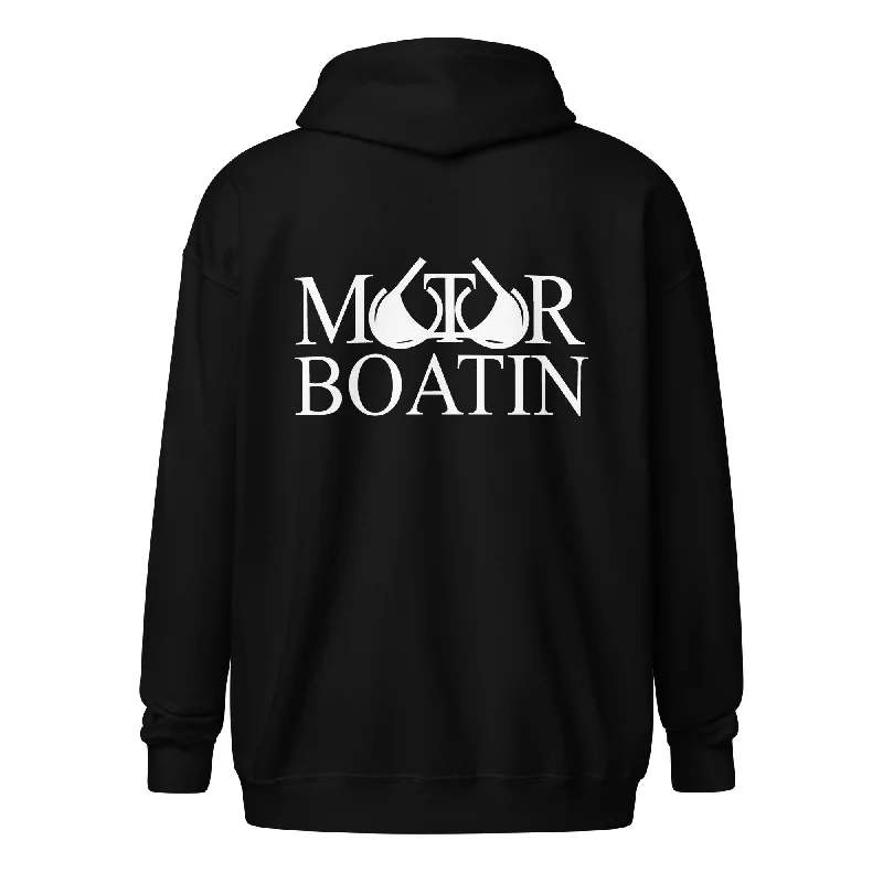 Motor Boatin' Unisex heavy blend zip hoodie