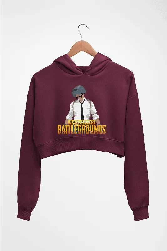 PUBG Player Unknown's Battleground Crop HOODIE FOR WOMEN