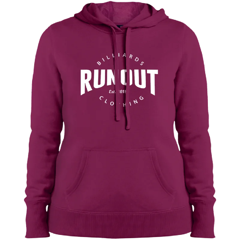 Runout Billiards Clothing Ladies' Hooded Sweatshirt