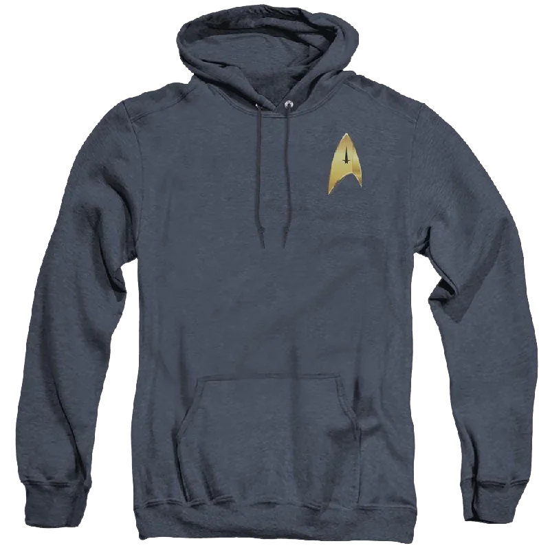 Star Trek Discovery Command Badge - Heather Pullover Hoodie