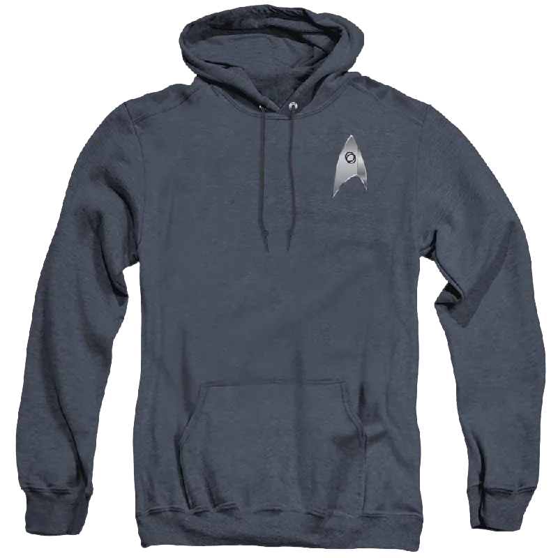 Star Trek Discovery Sciences Badge - Heather Pullover Hoodie