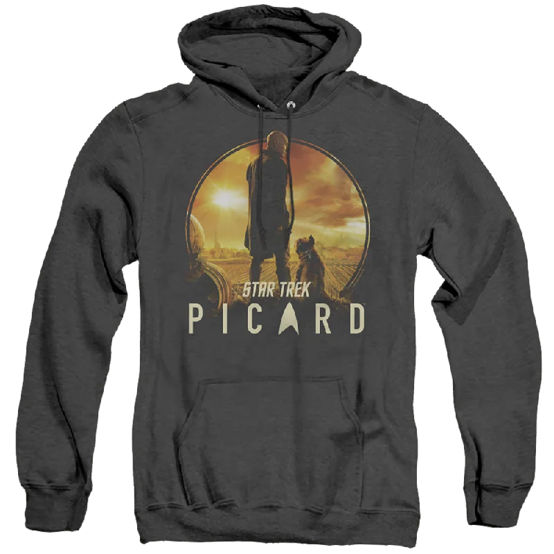 Star Trek Picard A Man And His Dog - Heather Pullover Hoodie