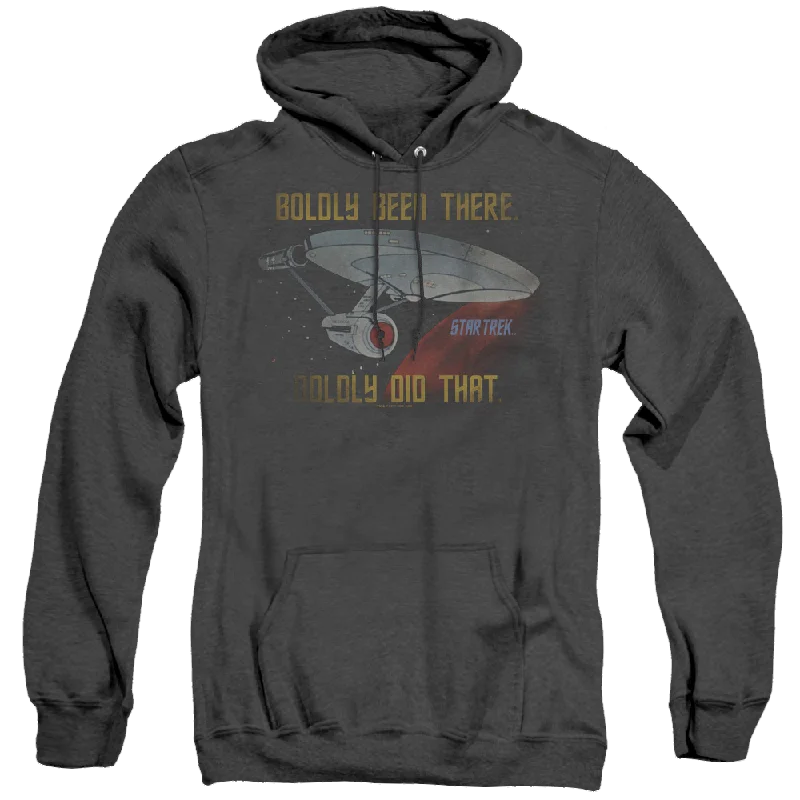 Star Trek The Animated Series Boldly Did That - Heather Pullover Hoodie