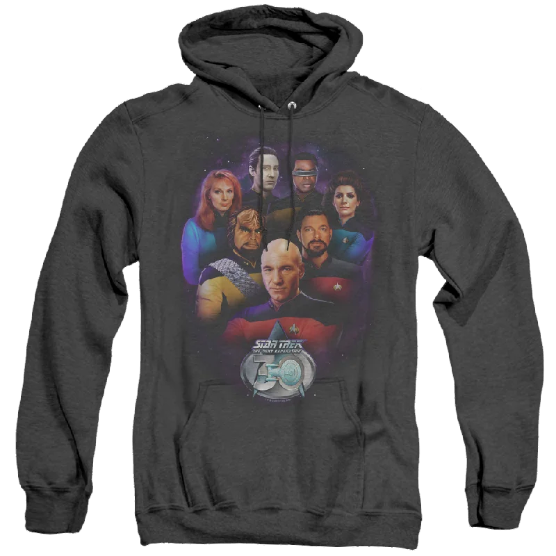 Star Trek The Next Generation Crew 30 - Heather Pullover Hoodie