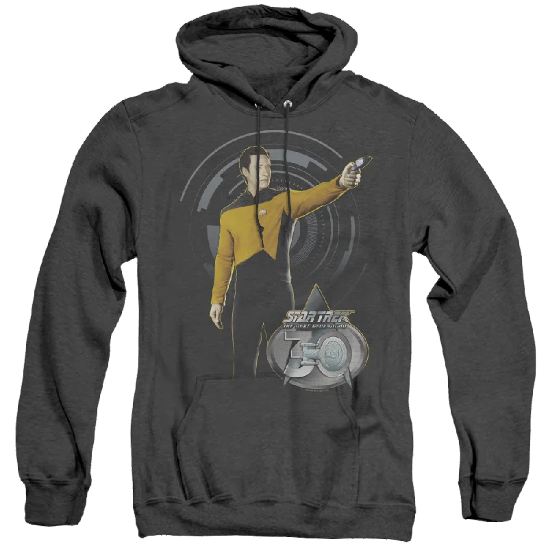 Star Trek The Next Generation Data 30 - Heather Pullover Hoodie