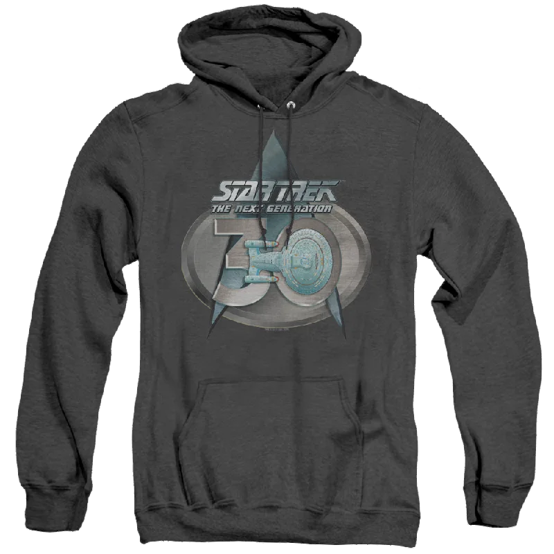 Star Trek The Next Generation Tng 30 Logo - Heather Pullover Hoodie