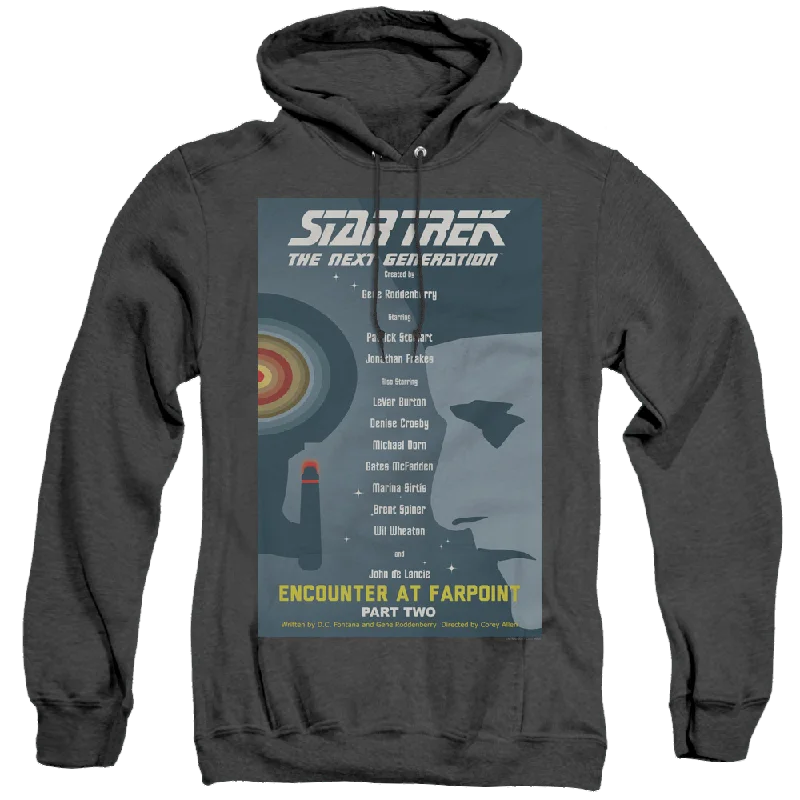 Star Trek The Next Generation Tng Season 1 Episode 2 - Heather Pullover Hoodie