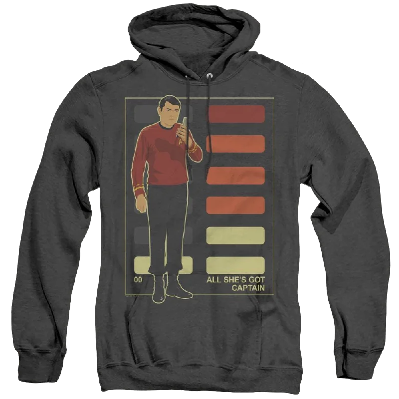 Star Trek The Original Series All Shes Got Captain - Heather Pullover Hoodie