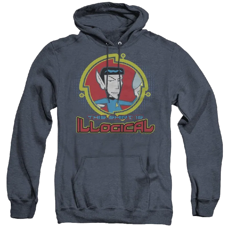 Star Trek The Original Series Illogical - Heather Pullover Hoodie