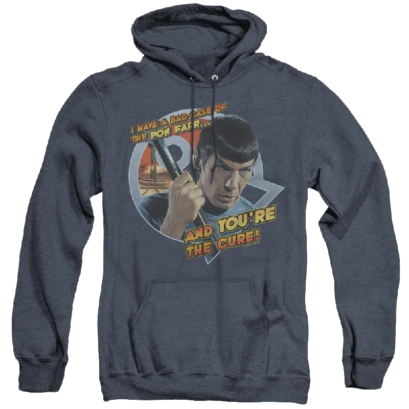 Star Trek The Original Series Pon Far - Heather Pullover Hoodie