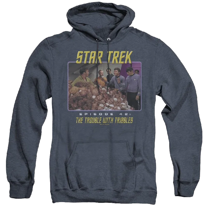 Star Trek The Original Series The Trouble With Tribbles - Heather Pullover Hoodie