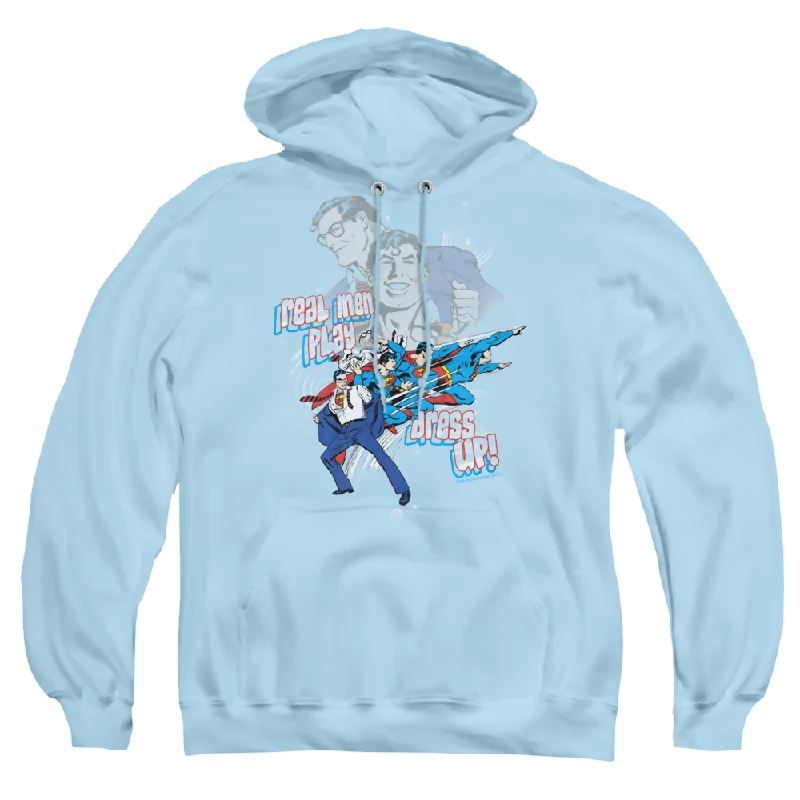 Superman Real Men - Pullover Hoodie