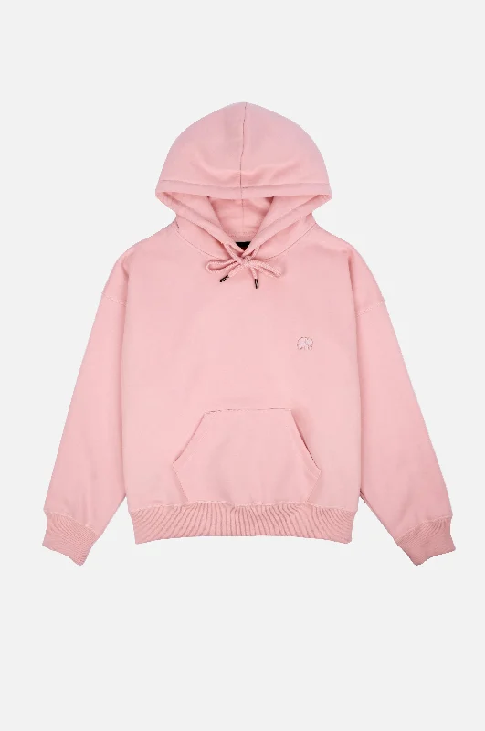 Trendsplant Organic Essential Oversized Hoodie Pale Pink