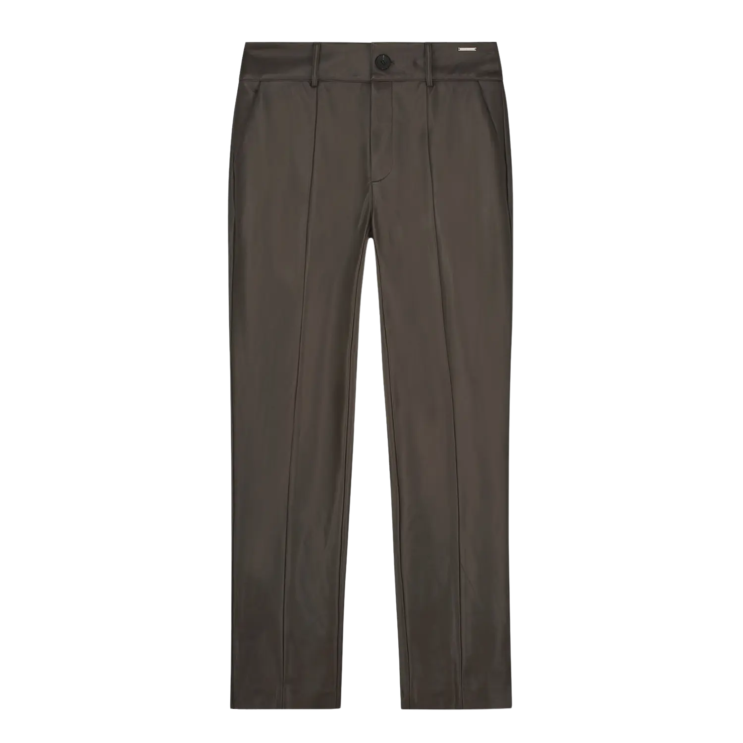 Rino & Pelle Menzi Faux Leather Chino Trousers