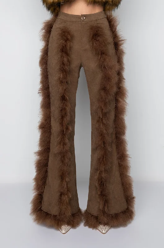 THE TEDDY WIDE LEG FASHION TROUSERS