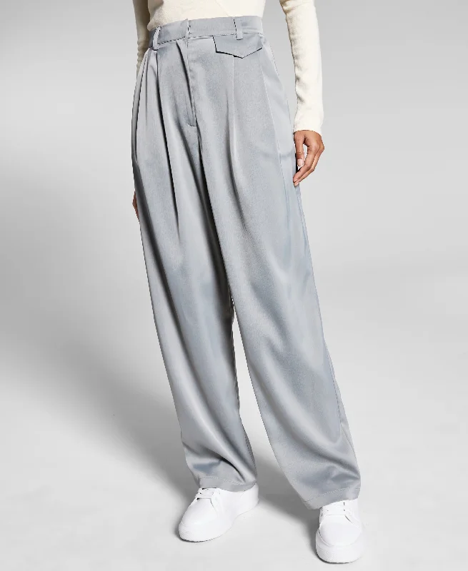 Now This Womens Satin Trousers