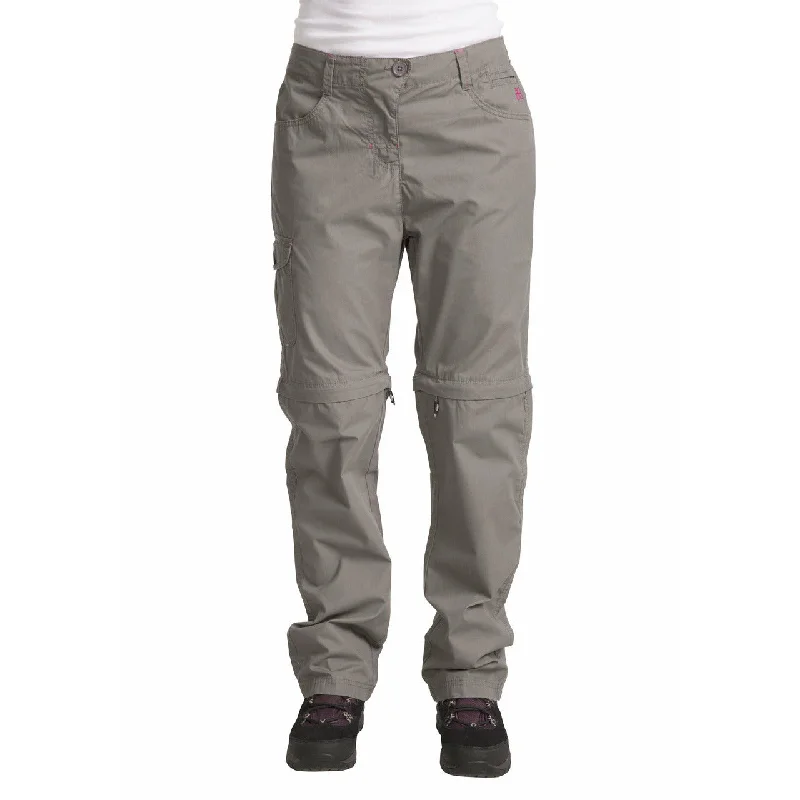 Rambler Convertible Womens Walking Trousers (Zip Off Legs) - Storm Grey