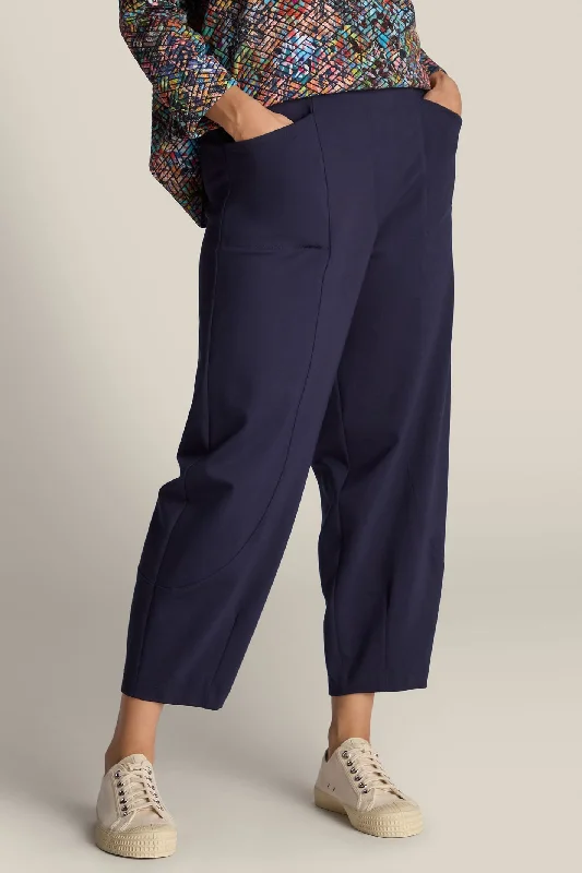 Sahara SPP20251-P Midnight Navy Ponte Bubble Trousers